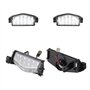 Pexorin Lampe de Plaque d'immatriculation LED de Voiture, for Mazda 2 3 M2 M3 2011 – 2013, Feux arrière Blancs, Accessoires Auto