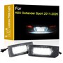 Pexorin Lampe de Plaque d'immatriculation 12 V, for Mitsubishi ASX Outlander Sport 2011-2020, Ensemble d'éclairage de Plaque d'i