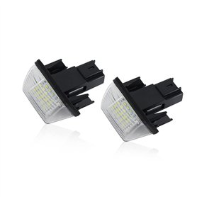Pexorin AUTO Car LIGHT Numéro de plaque d'immatriculation Lampes Lumières Blanc