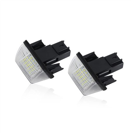 Pexorin AUTO Car LIGHT Numéro de plaque d'immatriculation Lampes Lumières Blanc