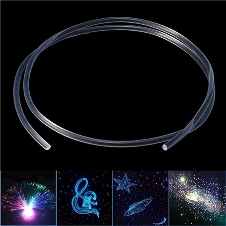EgBert 1M Côté Lueur Optique Fibre De Voiture Lumière Opitcal Cable Plafonnier Éclairage 1.5-5Mm - 1.5 Mm