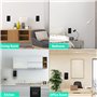 Support de Haut-Parleur Mural ou de Plafond pour Haut-parleurs arrière Samsung SWA-9100S SWA-9200S SWA-9000S SWA-8500S - Support