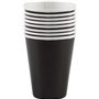 Lot de 50 gobelets en carton à double paroi recyclables sans couvercle - 350 ml - Double paroi - Finition mate et lisse