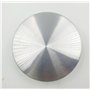 BizTech Lot de 4 cache-moyeux universels argentés pour centre de roue de voiture en alliage sans logo, emblème uni 68 mm et comp