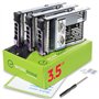WORKDONE Pack 3u.-Plateau Caddy HDD 3.5" et Adaptateur 2.5" - Compatibles avec serveurs Dell PowerEdge 11-13ème - Manuel - Autoc