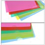 Chemises Plastique A4,Couverture de Fichier 20 Pack A4 Cut Flush Folders Transparent Pochette Porte Document Dossier Pochette po