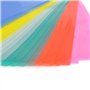 Chemises Plastique A4,Couverture de Fichier 20 Pack A4 Cut Flush Folders Transparent Pochette Porte Document Dossier Pochette po
