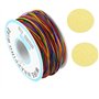 beihuazi® Câble d'enroulement de 250 m de fil de sonnette - Test d'isolation - 30 AWG - Câble solide en cuivre étamé