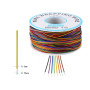 beihuazi® Câble d'enroulement de 250 m de fil de sonnette - Test d'isolation - 30 AWG - Câble solide en cuivre étamé