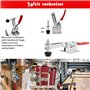 cersaty®4pcs Sauterelle De Serrage GH-201-B Serrage À Genouillère Capacité De Maintien Environ 90 Kg Antidérapant Desserrage Rap
