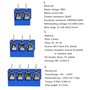 PCB Bornier 100 Pièces Bornier à Visser 5mm Bornier à Souder PCB Connecteur / Connector 2 broches/3 broches/4 broches Pour DIY C