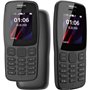 Nokia 106 unlocked 4GB Dual Sim 2018 Gris Foncé avec Lampe Torche LED Radio FM Grand Bouton Téléphone