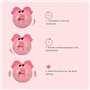 Jayron Minuterie de Cuisine Mécanique Dessin Animé Cochon Forme Mignonne Compteur Horaire Compte à Rebours Réveil,Adapté à la Cu