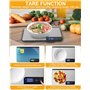 SinLaw Balance de cuisine numérique, Balance de Cuisine Electronique 15 kg avec Écran LCD Rétroéclairé, Mesure PréCise Jusqu'à 1