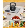 SinLaw Balance de cuisine numérique, Balance de Cuisine Electronique 15 kg avec Écran LCD Rétroéclairé, Mesure PréCise Jusqu'à 1