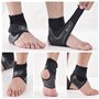 Hually (une paire) Chevillère Piedo réglable, Chevillère Soutien Respirante Talon Ouvert Taille Réglable orthèse de cheville pou