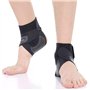Hually (une paire) Chevillère Piedo réglable, Chevillère Soutien Respirante Talon Ouvert Taille Réglable orthèse de cheville pou