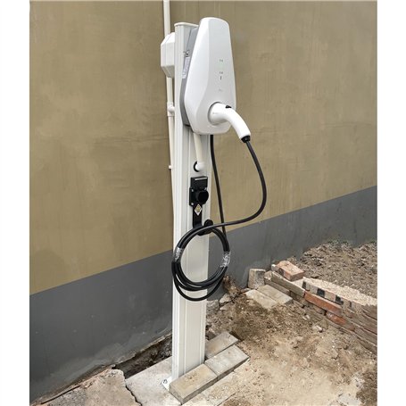 Poteau de Borne de Recharge Support de Borne de Recharge pour Véhicules Électriques