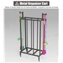 Support Cerceau Hula Hoop Support pour Corde à Sauter D'intérieur et D'extérieur, Chariot de Rangement Mobile pour Équipement de