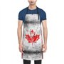 Tablier de Poche Drapeau Canada Adulte Oxford Tablier de Cuisine Cuisine Peinture Polyvalent Noir Taille Unique