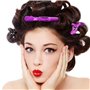 12pcs Pinces Crocodiles Cheveux, Épingle à Cheveux, la Poignée Antidérapante, Pinces Cheveux Professionnelle Idéale pour le Coif