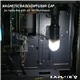Lampe Torche Led Ultra Puissante Rechargeable USB, Lampe De Poche avec Diffuseur & Clip, Étanche & Zoom, Powerful Lampe Torche P
