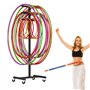 Support Cerceau Hula Hoop Support de Rangement Mobile pour Cerceau Hula Hoop / Cerceau de Fitness / Corde à Sauter