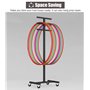 Support Cerceau Hula Hoop Support de Rangement Mobile pour Cerceau Hula Hoop / Cerceau de Fitness / Corde à Sauter, Chariot de R