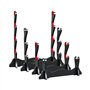 Z-fiber Porte-épée Japonais rembourré Katana Stand Samurai Display Rack Support All Tanto Sword Tai Chi,4 Tier