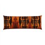Taie d'oreiller longue girafe sous l'arbre en Afrique 50,8 x 152,4 cm pour cheveux et peau