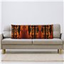 Taie d'oreiller longue girafe sous l'arbre en Afrique 50,8 x 152,4 cm pour cheveux et peau