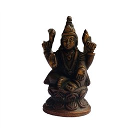 PARIJAT HANDICRAFT Statue religieuse Pooja en laiton et métal Lord Ganesha Ganpati en métal - Idole Ganesh Murti - Objet de Déco