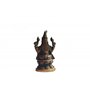 PARIJAT HANDICRAFT Statue religieuse Pooja en laiton et métal Lord Ganesha Ganpati en métal - Idole Ganesh Murti - Objet de Déco