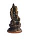 PARIJAT HANDICRAFT Statue religieuse Pooja en laiton et métal Lord Ganesha Ganpati en métal - Idole Ganesh Murti - Objet de Déco