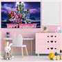 SYTTNUM Dessin Animé Photographie Fond, Monster Fond De Photographie Animé,Fond Photo Happy Birthday Banner (150 × 100cm)