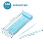 HEALIFTY Lot de 200 cure-dents en plastique à double extrémité pour soins bucco-dentaires