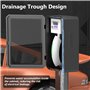 Poteau de Borne de Recharge Boîtier de Chargeur Extérieur pour Véhicules Électriques, Boîtier de Station de Charge Murale, Suppo
