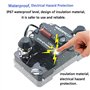 Disjoncteur audio en ligne étanche DC 12 V-48 V avec porte-fusible à réinitialisation manuelle, disjoncteur automatique pour voi