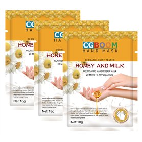 Lot de 3 masques hydratants et exfoliants pour les mains - Hydrate profondément la peau endommagée - Gants nourrissants pour la