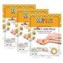Lot de 3 masques hydratants et exfoliants pour les mains - Hydrate profondément la peau endommagée - Gants nourrissants pour la