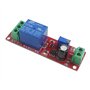 Aihasd 2 pièces NE555 Délai de l'oscillateur 12 V DC Réglable de 0 à 10 secondes Temporisation Module de commutation Minuterie à