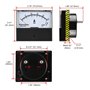 Heschen rectangle Panneau monté courant Mètre testeur Ampèremètre Dh-670 DC 0–25 A Class 2.0