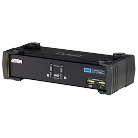 Aten CS1762A KVM DVI / USB + Audio - 2 ports avec cables