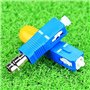 Cruiser câble ST femelle vers SC Mâle Singlemode Simplex hybride adaptateur convertisseur