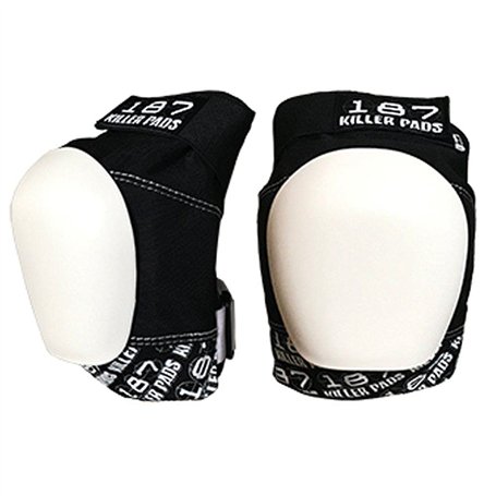 187 Killer Pro Knee Pads Black/White-L