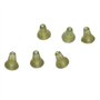 Bouchon de Crochet 100 Pièces, Bouchon de Perles de Bobber en Caoutchouc de, Bouchon de Crochet de Carpe, Support de Crochets