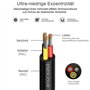 5 mm² - 45 m - Fil à 3 fils en cuivre étamé - PVC 16AWG - 3 fils - Pour DC 5 V/12 V/24 V