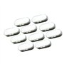 Switty - Chaîne plastique blanche - Connecteurs pour stores d'exploitation – Lot de 10