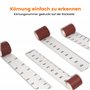 KENDO Lot de 4 rouleaux de papier abrasif de 93 mm x 5 m - Grain fin à grossier 60/120/180/240 - Convient pour ponceuse manuelle
