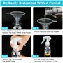 6 piezas 200 ml Spray Vide, Niebla Fina Vaporisateur Vide con 24 Etiquetas y 2 Embudos, PET Flacon Spray Vide, Bouteille Spray V